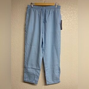 Light Blue Women's Pull-On Casual Pants